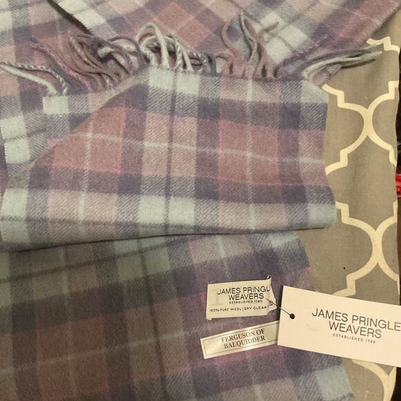 NWT James Pringle weavers wool scarf Ferguson Of Balquidder - Picture 2 of 4
